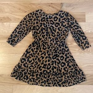 JCrew Animal print dress